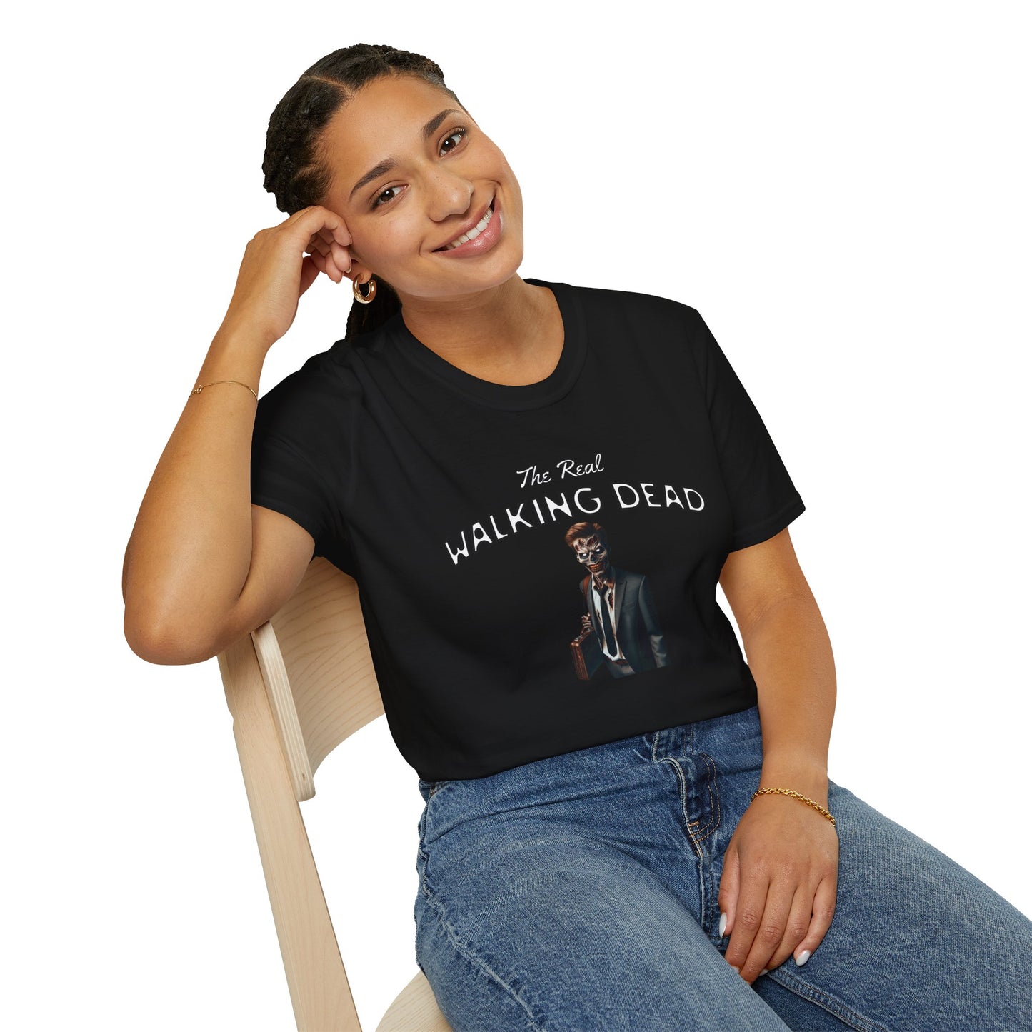 The Real Walking Dead, Corporate World Design Funny Horror Unisex T-Shirt -