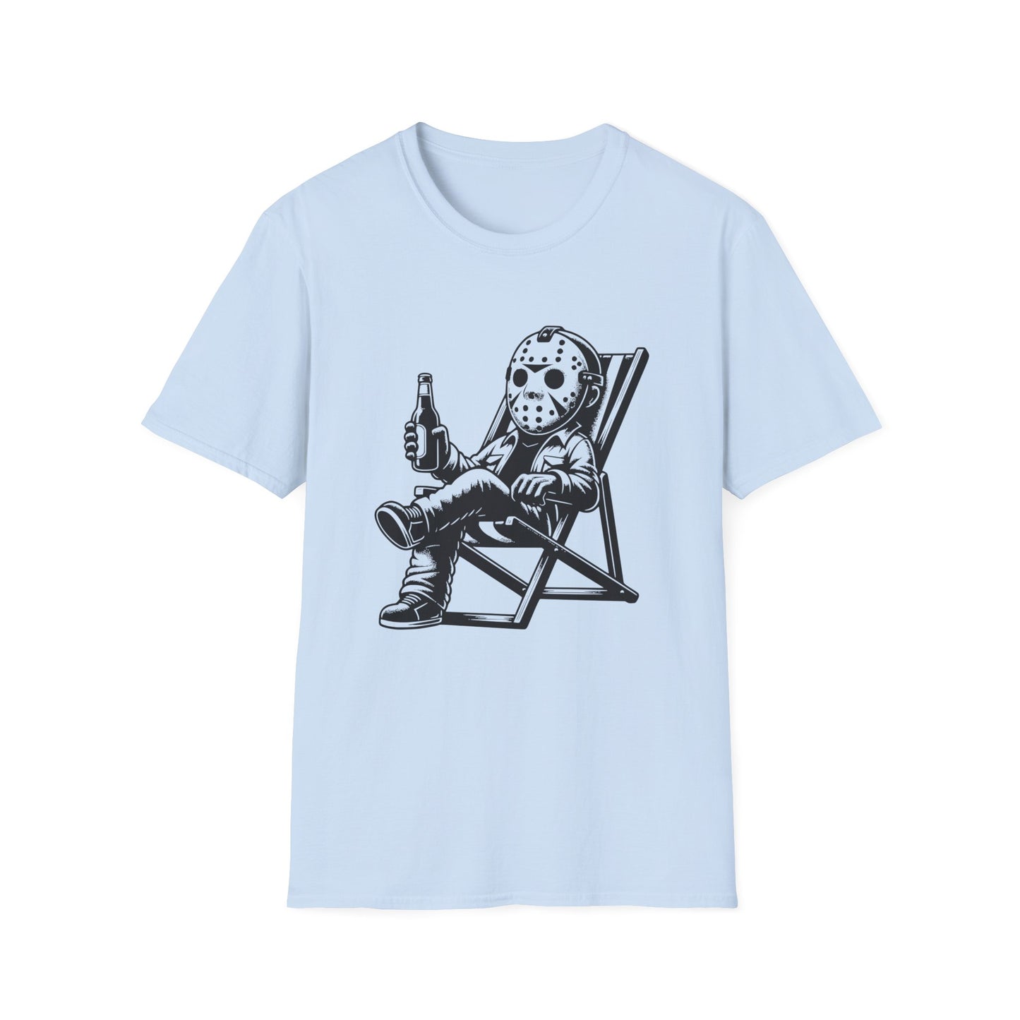 Jason Relaxing Graphic Tee — Funny Horror Movie T-Shirt
