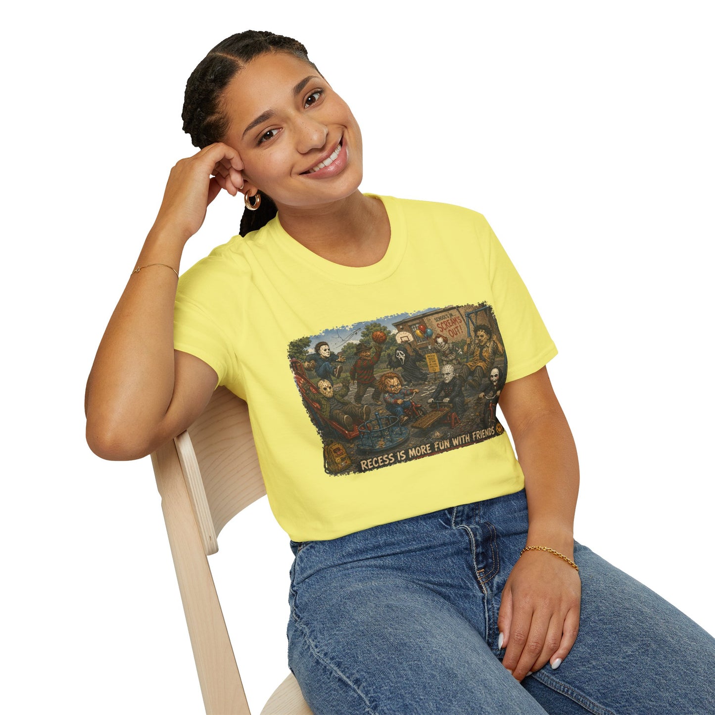 Horror Icons Recess T-Shirt — 'Screams Out' Horror Tee