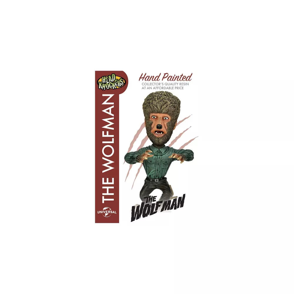 Neca Head Knocker Universal Monsters Wolf Man Bobblehead
