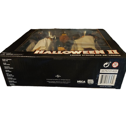 Neca Halloween 2 Laurie Strode & Dr Loomis Action Figures Set