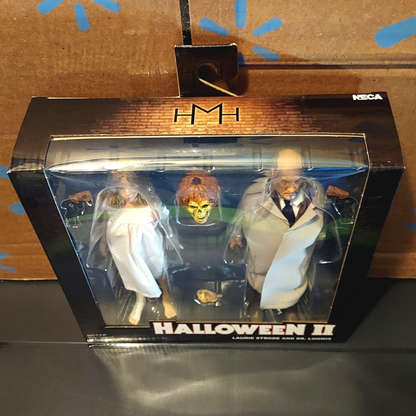 Neca Halloween 2 Laurie Strode & Dr Loomis Action Figures Set