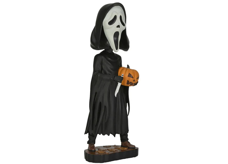 Neca Head Knocker Scream Ghost Face with Pumpkin Bobblehead