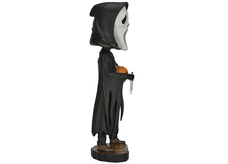 Neca Head Knocker Scream Ghost Face with Pumpkin Bobblehead