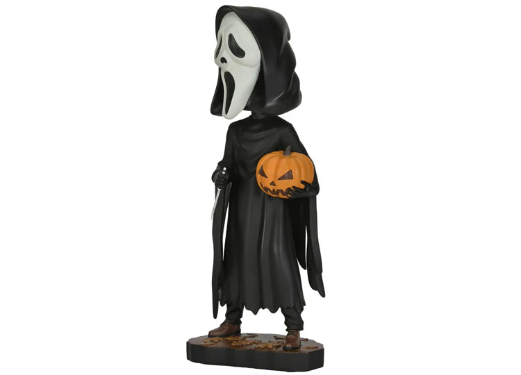 Neca Head Knocker Scream Ghost Face with Pumpkin Bobblehead