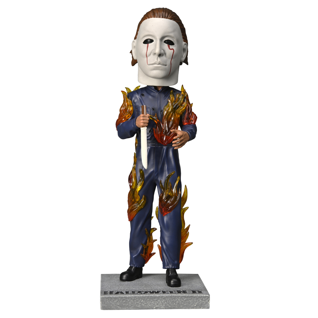 Neca Halloween 2 - Michael Myers on Fire Head Knocker Bobblehead