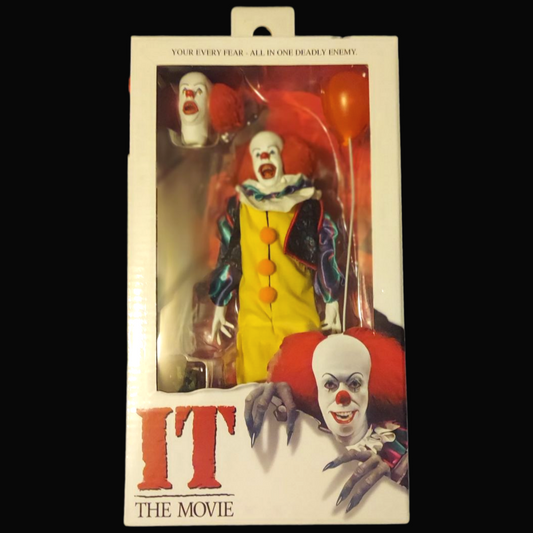 Neca Original 1990 IT Pennywise Retro Cloth 8" Action Figure