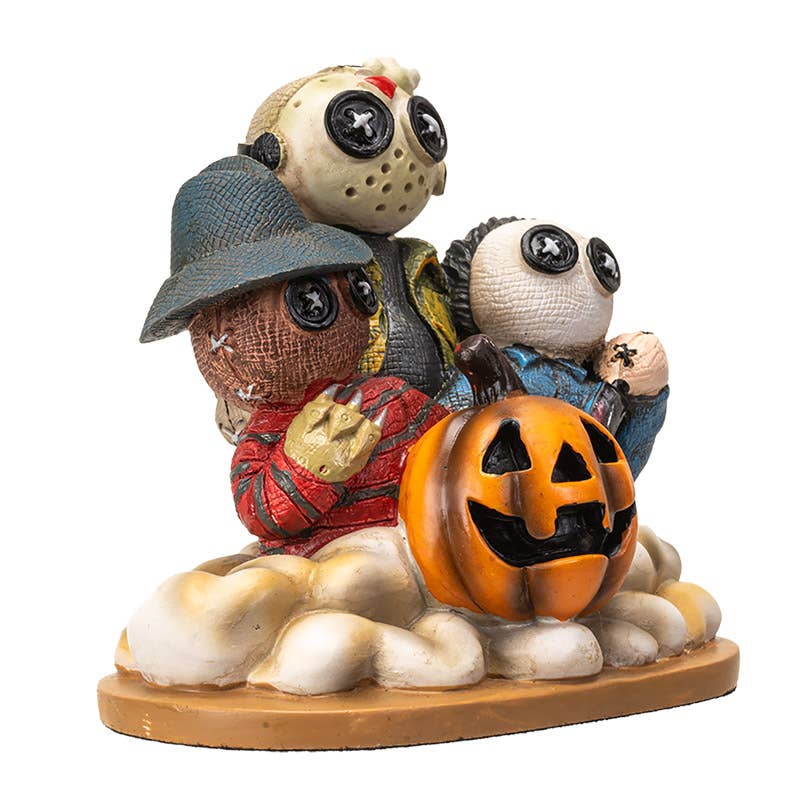 Pinheads Halloween Horror Icon Family Portrait Cold Resin Statue Nightmare Trio