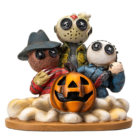 Pinheads Halloween Horror Icon Family Portrait Cold Resin Statue Nightmare Trio