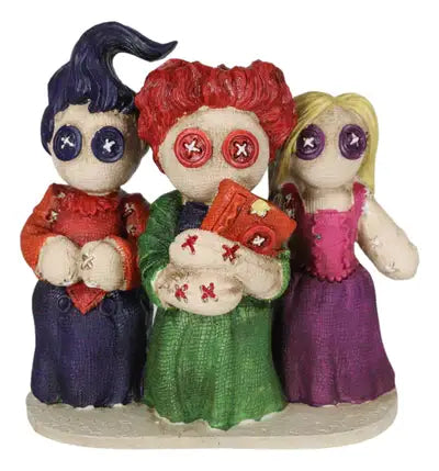 Pinheads Voodoo Style Hocus Pocus Three Witches Cold Cast Resin Statue